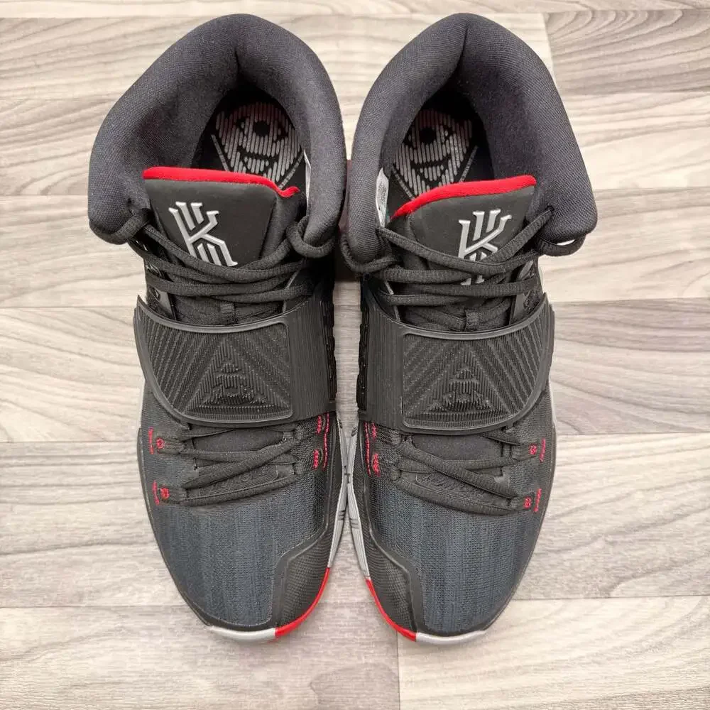 Nike Kyrie 6 'Bred' Basketball Shoes, BQ4630-002, US 13